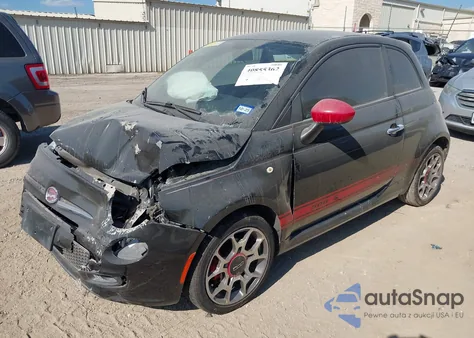 2012 Fiat 500 Sport from USA, damaged, VIN 3C3CFFBR0CT361041